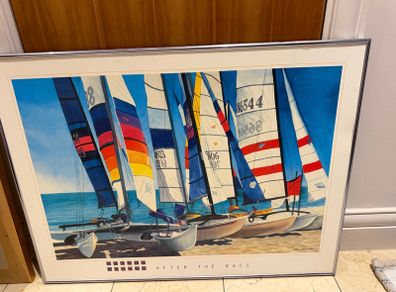 After the race print by Artist Steven Jordan