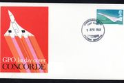 1969 Great Britain Cover to commemorate Concorde First Flight on 9 April 1969 from Filton Bristol cancel