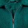 Missguided Dark Teal Green Sherpa Teddy Fleece Zip Jacket 8UK/36EU Image 5