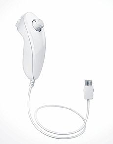 Nunchuck Wired Controller Remote Nunchuk for Nintendo Wii / Wii U - White