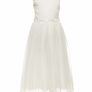 Like new tulle Sly communion dress with bow 128 cm Image 3