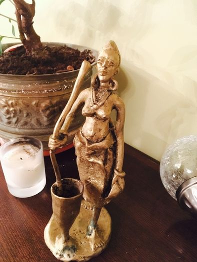 Metal statues, ornaments
