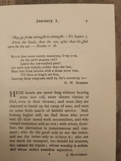 Daily Strenght For Daily Needs. By Mary W. Tileston. Hardback With Dustjacket In Good Condition.