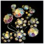 Vintage Aurora Borealis Rhinestone Cluster Brooch Image 2