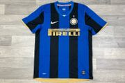 Vintage 2008/09 Nike Inter Milan Home Jersey Shirt Mens Medium