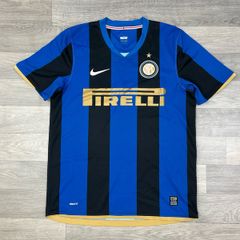 Vintage 2008/09 Nike Inter Milan Home Jersey Shirt Mens Medium