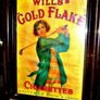 Vintage Framed 'Wills' Wooden Framed Advertisement Image 2