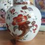 Fabulous Vintage Masons Ironstone Medium Sized (7 inch tall) Lidded Prunus Jar/Ginger Jar in the Brown Velvet Pattern, Circa 1923-1940 Image 7