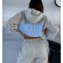 White Fox Hoodie M/L Image 6