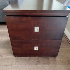 Solid wood Bed Side Table - 2 units