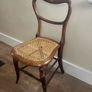 Antique Rosewood Cane Seat Chair Image 3