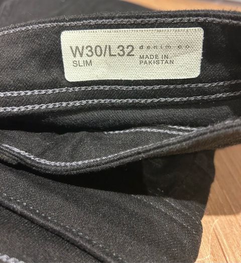 Men's Black Slim Fit Denim Jeans