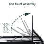 Folding Guest Bed Frame King 150 x 200 cm Space Saving with Underbed Storage Image 10