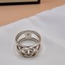 Gucci logo silver ring Image 3