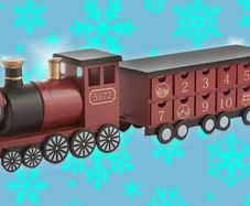 Harry Potter/Hogwarts Express Train Advent Calendar Wooden Train .. Price Drop