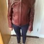 Handmade leather jacket woman size 10 Image 2