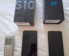 Two Samsung Galaxy and One Nokia phones