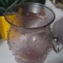 small glass pink decorative jar/candle holder Image 3