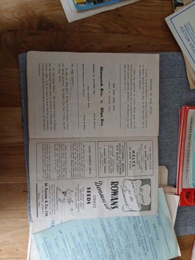 Shamrick Rovers v Cork Celtic  1960 football programme