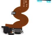 New Charging Dock Port Connector Flex Cable Audio Jack for iPod Touch 5 5G Black