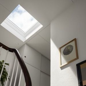 Velux 60cmx60cm curved glass rooflight for flat roof