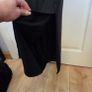 Black maxi cotton dress, size M Image 3