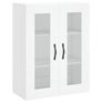 Highboard White 69.5x34x180 cm Image 5