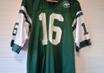 New York Jets Jersey.  Official Champion Vinny Testaverde Number 16 Jets Home Jersey From 1998 / 2000. Original Vintage. Not A Modern Day Remake.