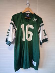 New York Jets Jersey.  Official Champion Vinny Testaverde Number 16 Jets Home Jersey From 1998 / 2000. Original Vintage. Not A Modern Day Remake.
