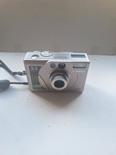 Canon PowerShot S20 3.3MP Vintage Digital Camera Boxed