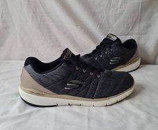 skechers flex advantage 3.0 Size 13 eu 48.5 grey/gold In excellent condition