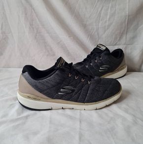 skechers flex advantage 3.0 Size 13 eu 48.5 grey/gold In excellent condition