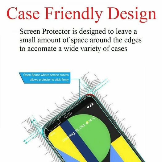 For Google Pixel 4 XL Tempered Glass Premium Screen Protector Guard Film - FHT002GPT