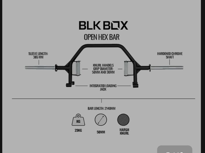 BLK Box Open Hex Bar (Trap Bar)