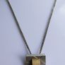 Vintage Sterling Silver 925 Chain & Pendant Necklace (length 16,5" - 8,83g) Image 2