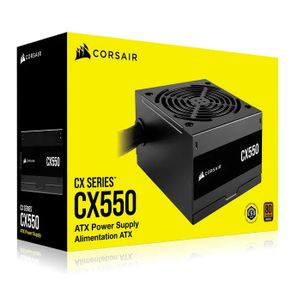 [New][Original Seal] Corsair CX550 ATX 550W PC Power Supply (Non-Modular)