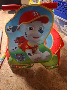 Children's trampoline with handle - Paw Patrol - Marshall