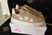 A Dee Gold Trainers uk 13 excellent condition!