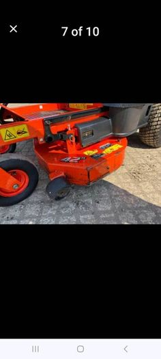 Ride on lawn mower