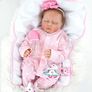 22 inches 55 cm Reborn Dolls Vinyl Soft Silicone Image 2