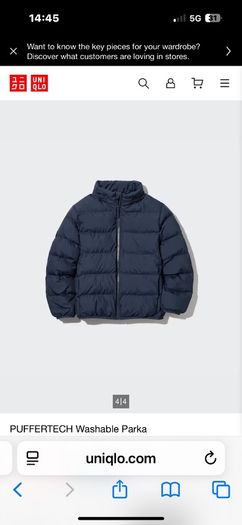 Uniglo Ultralight Packable Puffer