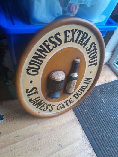 vintage Guinness sign