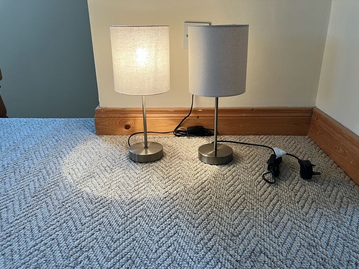 New bedside lamps x 2
