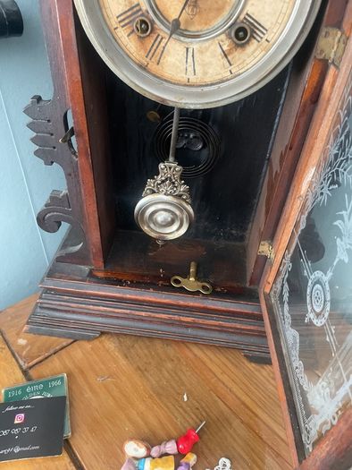 Antique Ansonia  Clock 1878 Paris
