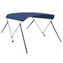 2 Bow Bimini Top Navy Blue 150x120x110 cm Image 5
