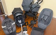 Icandy Paach 8 cybex Cloud T car seat with isofix base