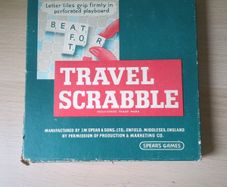 Vintage Travel Scrabble