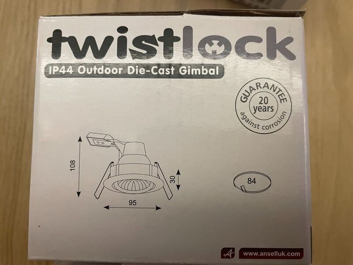 Ansell Twistlock Outdoor Downlights