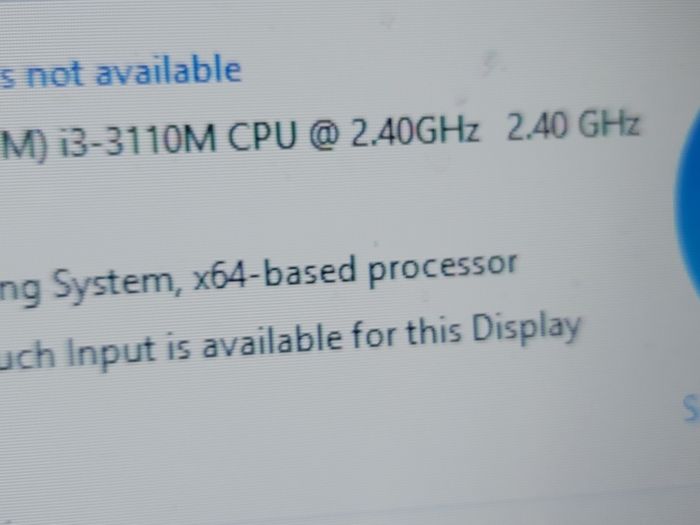 HP Pavilion G6, Intel Core i3-3110M, 2.4GHz, 6GB Ram, Windows 8, Opera, Chrome and VLC