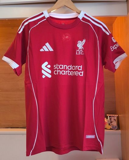 Liverpool home jerseys season 25/26